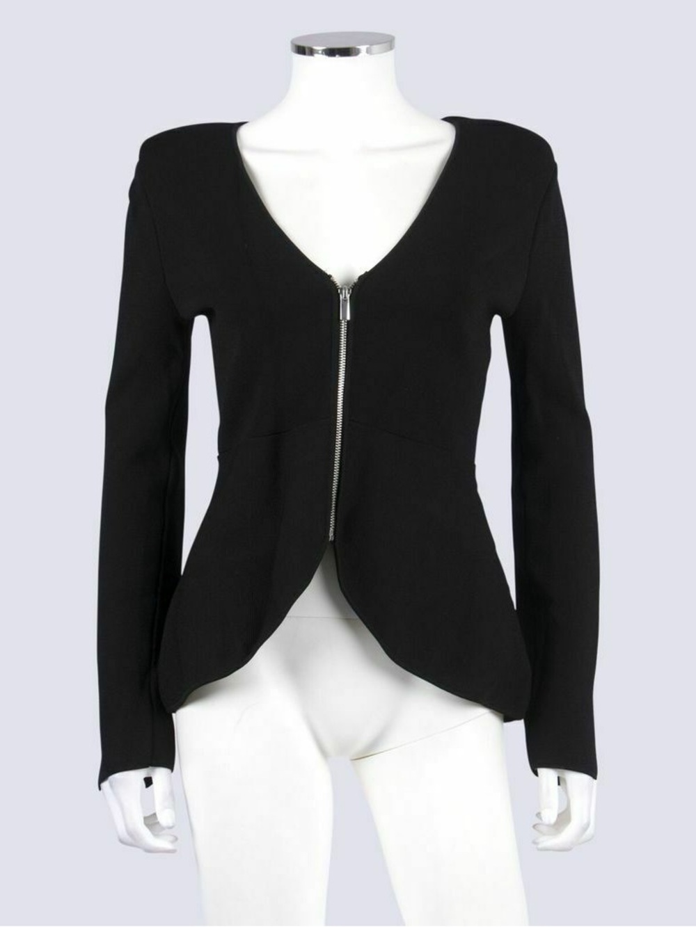 Witchery zip up knit cardigan sweater top